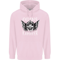 Odins Kampfer Vikings Mens 80% Cotton Hoodie Light Pink