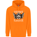 Odins Kampfer Vikings Mens 80% Cotton Hoodie Orange