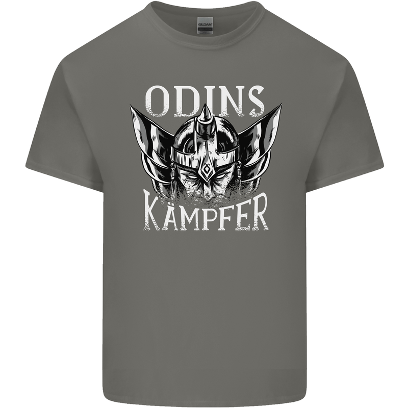 Odins Kampfer Vikings Mens Cotton T-Shirt Tee Top Charcoal