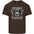 Odins Kampfer Vikings Mens Cotton T-Shirt Tee Top Dark Chocolate