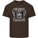 Odins Kampfer Vikings Mens Cotton T-Shirt Tee Top Dark Chocolate
