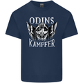 Odins Kampfer Vikings Mens Cotton T-Shirt Tee Top Navy Blue