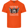 Odins Kampfer Vikings Mens Cotton T-Shirt Tee Top Orange