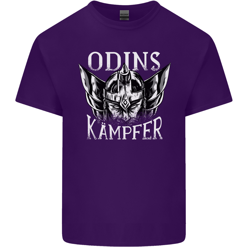 Odins Kampfer Vikings Mens Cotton T-Shirt Tee Top Purple