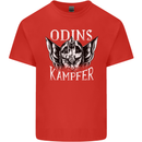 Odins Kampfer Vikings Mens Cotton T-Shirt Tee Top Red