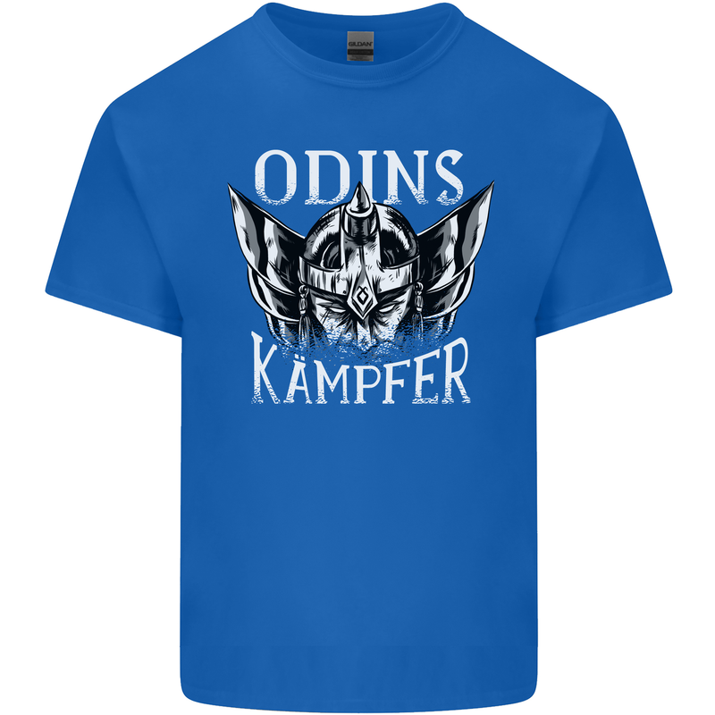 Odins Kampfer Vikings Mens Cotton T-Shirt Tee Top Royal Blue