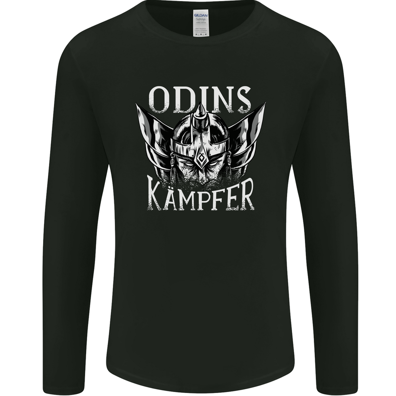 Odins Kampfer Vikings Mens Long Sleeve T-Shirt Black