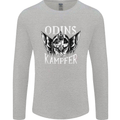 Odins Kampfer Vikings Mens Long Sleeve T-Shirt Sports Grey
