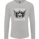 Odins Kampfer Vikings Mens Long Sleeve T-Shirt Sports Grey