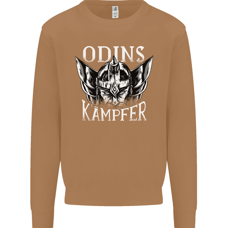 Odins Kampfer Vikings Mens Sweatshirt Jumper Caramel Latte