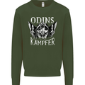 Odins Kampfer Vikings Mens Sweatshirt Jumper Forest Green