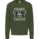 Odins Kampfer Vikings Mens Sweatshirt Jumper Forest Green