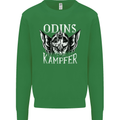 Odins Kampfer Vikings Mens Sweatshirt Jumper Irish Green