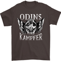 Odins Kampfer Vikings Mens T-Shirt 100% Cotton Dark Chocolate