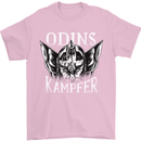 Odins Kampfer Vikings Mens T-Shirt 100% Cotton Light Pink