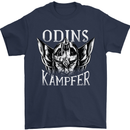 Odins Kampfer Vikings Mens T-Shirt 100% Cotton Navy Blue