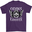 Odins Kampfer Vikings Mens T-Shirt 100% Cotton Purple