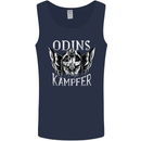 Odins Kampfer Vikings Mens Vest Tank Top Navy Blue
