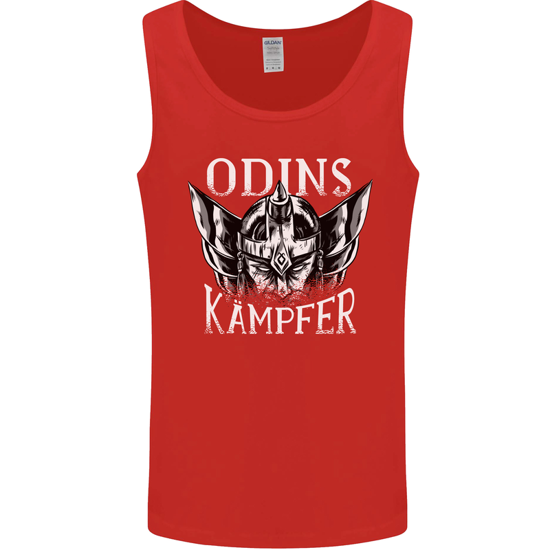 Odins Kampfer Vikings Mens Vest Tank Top Red