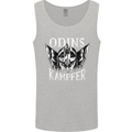 Odins Kampfer Vikings Mens Vest Tank Top Sports Grey