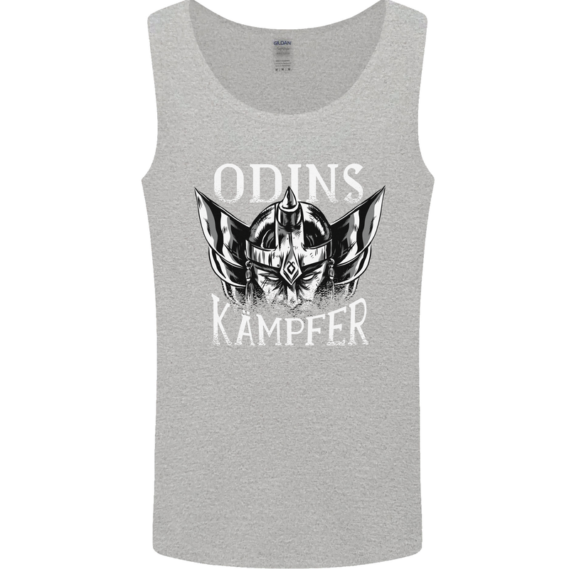 Odins Kampfer Vikings Mens Vest Tank Top Sports Grey