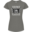 Odins Kampfer Vikings Womens Petite Cut T-Shirt Charcoal