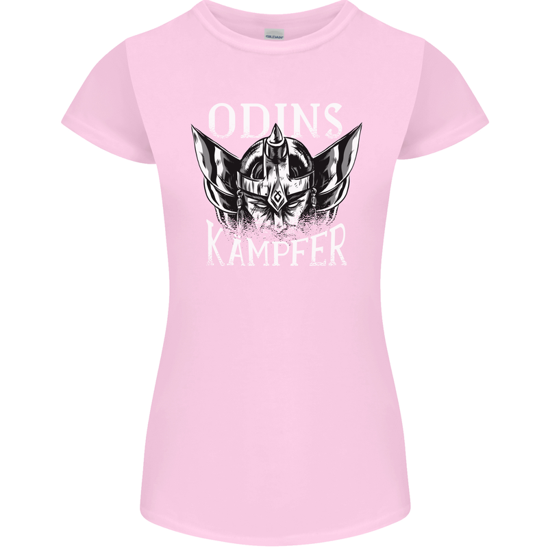 Odins Kampfer Vikings Womens Petite Cut T-Shirt Light Pink