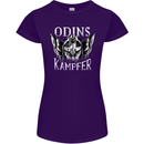 Odins Kampfer Vikings Womens Petite Cut T-Shirt Purple