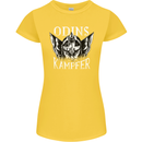 Odins Kampfer Vikings Womens Petite Cut T-Shirt Yellow