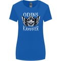Odins Kampfer Vikings Womens Wider Cut T-Shirt Royal Blue