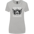 Odins Kampfer Vikings Womens Wider Cut T-Shirt Sports Grey