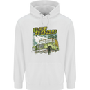 Off Road 4X4 Off Roading Four Wheel Drive Childrens Kids Hoodie White