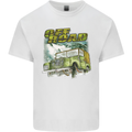 Off Road 4X4 Off Roading Four Wheel Drive Mens Cotton T-Shirt Tee Top White