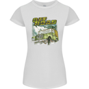 Off Road 4X4 Off Roading Four Wheel Drive Womens Petite Cut T-Shirt White