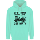 Off Road Driving Club Get Dirty 4x4 Funny Childrens Kids Hoodie Peppermint