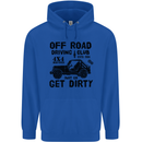 Off Road Driving Club Get Dirty 4x4 Funny Childrens Kids Hoodie Royal Blue