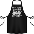 Off Road Driving Club Get Dirty 4x4 Funny Cotton Apron 100% Organic Black