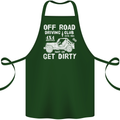 Off Road Driving Club Get Dirty 4x4 Funny Cotton Apron 100% Organic Forest Green