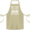 Off Road Driving Club Get Dirty 4x4 Funny Cotton Apron 100% Organic Khaki