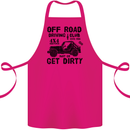 Off Road Driving Club Get Dirty 4x4 Funny Cotton Apron 100% Organic Pink