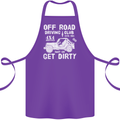 Off Road Driving Club Get Dirty 4x4 Funny Cotton Apron 100% Organic Purple