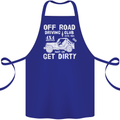 Off Road Driving Club Get Dirty 4x4 Funny Cotton Apron 100% Organic Royal Blue