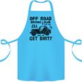 Off Road Driving Club Get Dirty 4x4 Funny Cotton Apron 100% Organic Turquoise