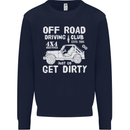 Off Road Driving Club Get Dirty 4x4 Funny Kids Sweatshirt Jumper Navy Blue