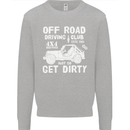 Off Road Driving Club Get Dirty 4x4 Funny Kids Sweatshirt Jumper Sports Grey