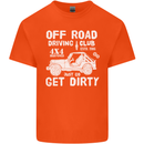 Off Road Driving Club Get Dirty 4x4 Funny Kids T-Shirt Childrens Orange