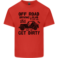 Off Road Driving Club Get Dirty 4x4 Funny Kids T-Shirt Childrens Red