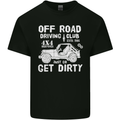 Off Road Driving Club Get Dirty 4x4 Funny Mens Cotton T-Shirt Tee Top Black