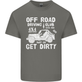 Off Road Driving Club Get Dirty 4x4 Funny Mens Cotton T-Shirt Tee Top Charcoal