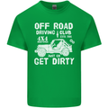 Off Road Driving Club Get Dirty 4x4 Funny Mens Cotton T-Shirt Tee Top Irish Green